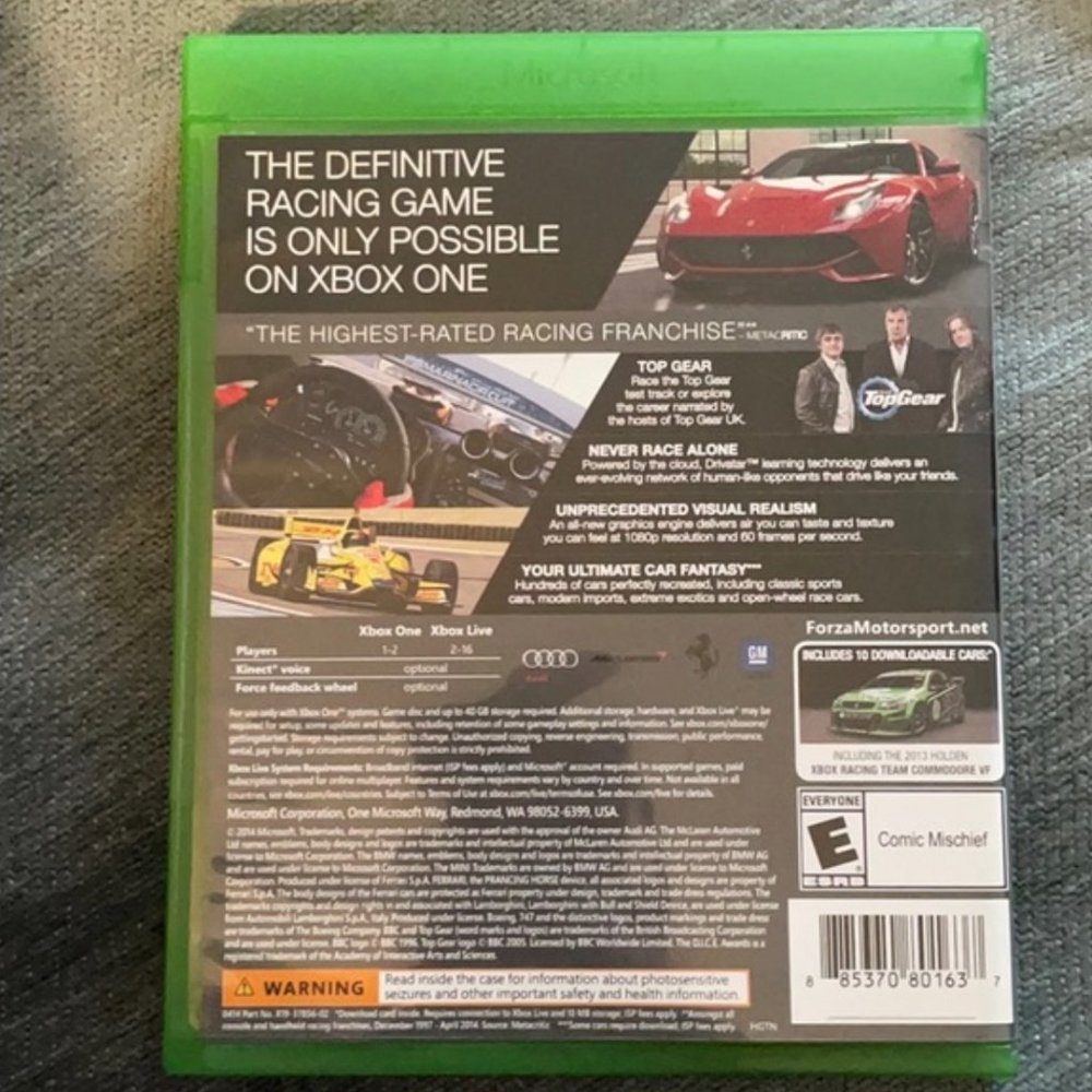 Forza Motorsport 5 XBOX ONE game - Picture 2 of 2